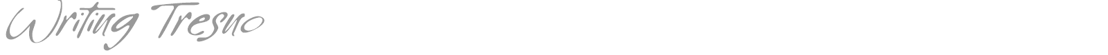 Writing Tresno font preview